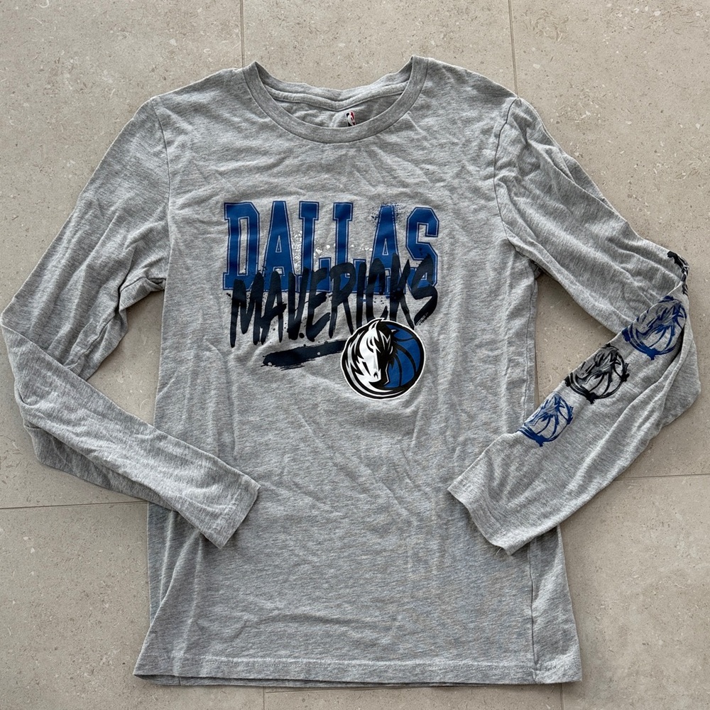 NBA Gray Dallas Mavericks Tee